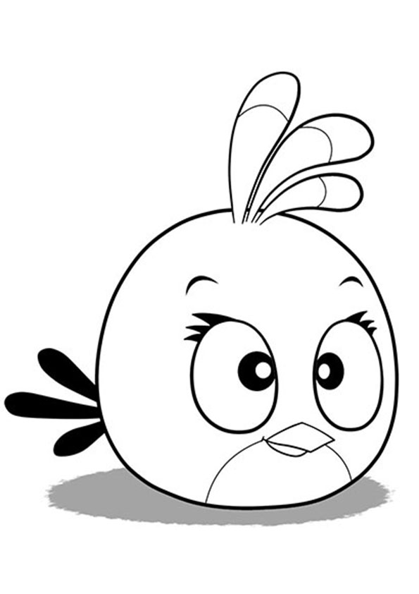 Plansa de colorat cu Angry Birds 138 44